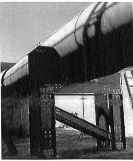 Figure 2.12: FRP supports for FRP pipes, image from MMFG Profile, 'all 1996. 
