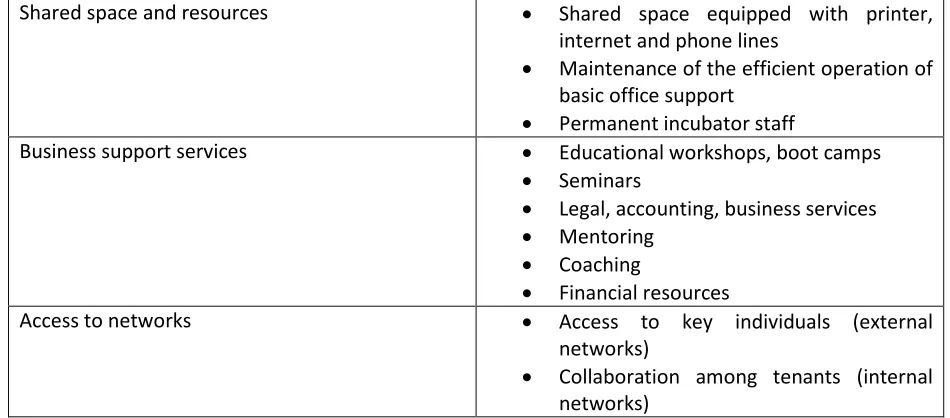 Table 2 Overview of provided services by Orange Grove, based on direct observation 