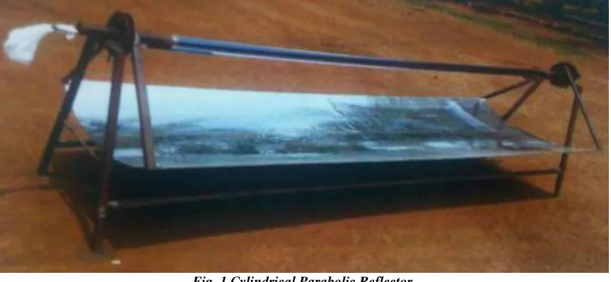 Fig. 1 Cylindrical Parabolic Reflector  