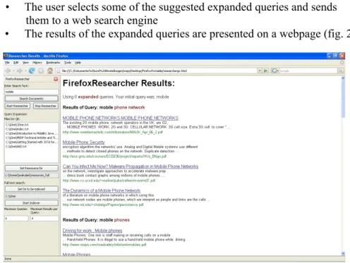 Figure 2.  Web Search Results for Expanded Queries 