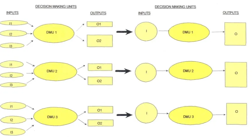 Figure 1.1 - Data Envelopment Analysis: The Approach
