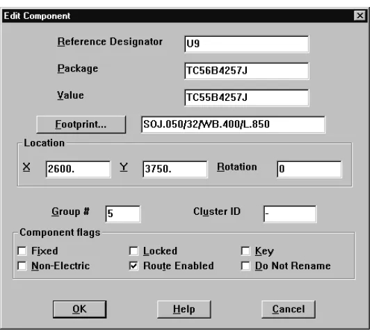 Figure 6 Edit Component dialog box