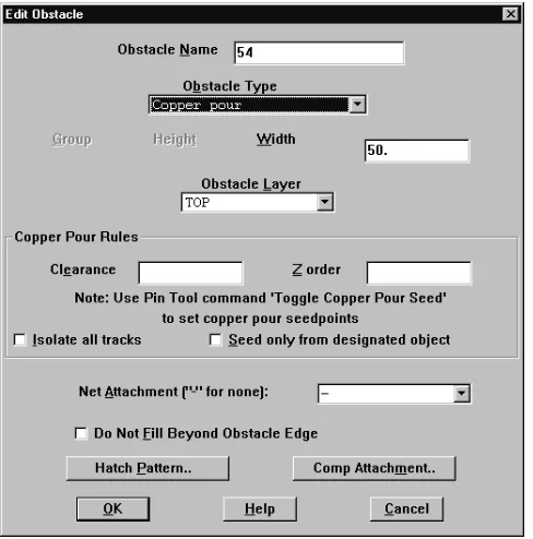 Figure 4 The Edit Obstacle dialog box