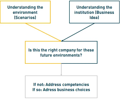 Figure 7: Fit between Environment and Business Idea (adopted from van der Heijden, 2005, p