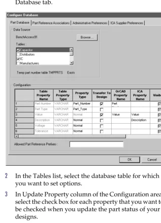 table to be searched regardless of the part 