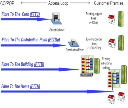 Fig 3. FTTH Types 