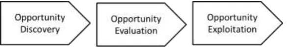Figure 2: Process model of the entrepreneurial process (Adopted from Shane & Venkataraman, 2000) 