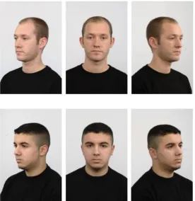 FIGURE 1: INITIAL EXPOSURE TO PARTICIPANT: CAUCASIAN (ABOVE) AND MOROCCAN (BELOW)