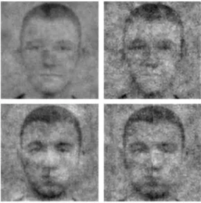 FIGURE 4: THREE TYPES OF INDIVIDUAL CLASSIFICATION IMAGES; (LEFT) BASED ON BOTH, (CENTER) BASED ON CLEARLY, (RIGHT) BASED ON PROBABLY