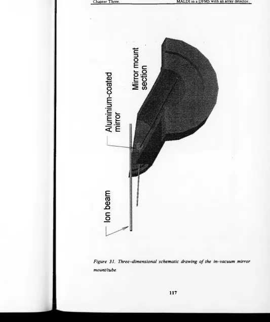 Figure 31. Three-dimensional schematic drawing of the in-vacuum mirror 