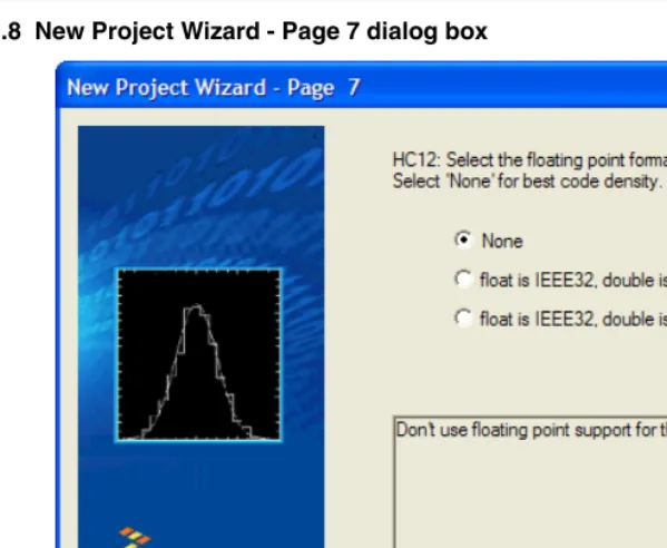 Figure 1.8  New Project Wizard - Page 7 dialog box