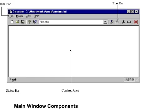 Figure 2.5  Decoder Main Window
