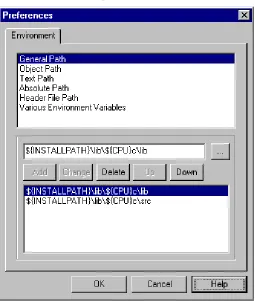 Figure 4.8Preferences Dialog
