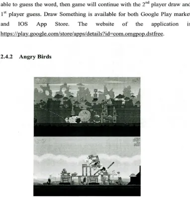 Figure 2.2 Screen shot for Angry Birds 