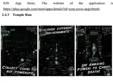 Figure 2.3 Screen shot for Temple Run 
