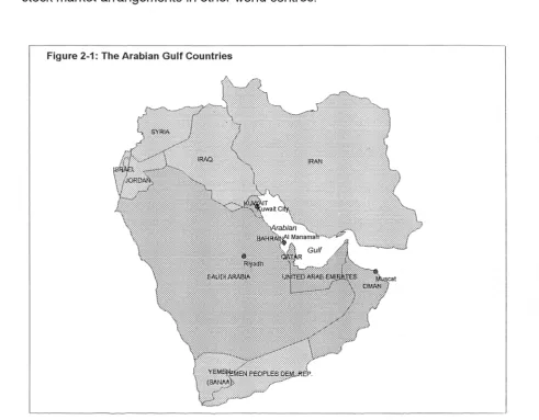 Figure 2-1: The Arabian Gulf Countries