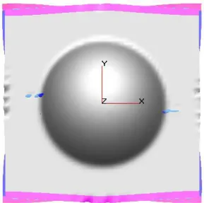 Figure 43 PAM-FORM simulation of a  quasi-isotropic laminate at full mould closure 
