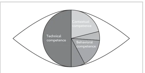 Figure 7: Overview of project management, based on the Eye of Competence.