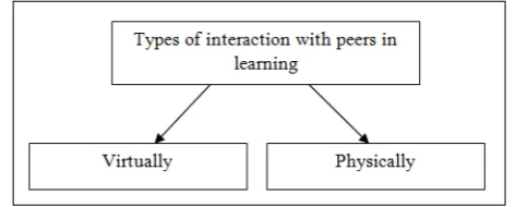 Figure 5. The types of peers in the e-learning environment. 