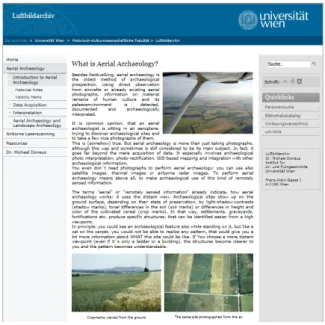 Figure 1: CRISP – Interpreting Optical Remote Sensing  http://www.crisp.nus.edu.sg/~research/tutorial/intro.htm  The  tutorial  has  been  implemented  using  a  series  of  straightforward HTML pages