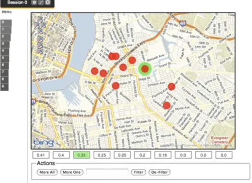Fig. 3.9 House offers in proximity of a given location