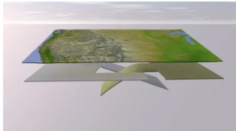 Figure 12. Visualization of the interﬁngering of the colliding Far-allon LAB in the west with the Laurentia MLD in the east