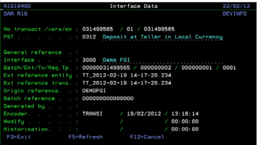 Fig. 14. Interface details  When calculating the System performance 