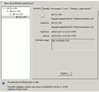Figure 8  Digital ID: Certificate viewer