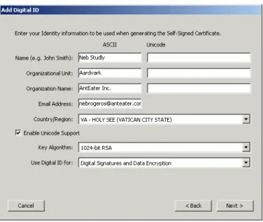 Figure 13  Digital ID: Configuration