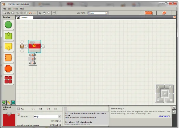Figure 4 : The “WifiBlock Utils” block in NXT-G 