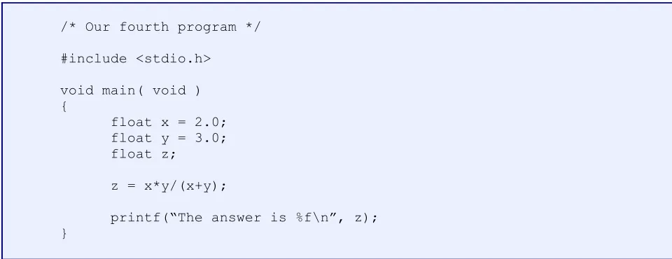 Figure 3.6, a more complete program