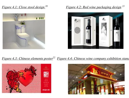 Figure 4.3: Chinese elements poster22  Figure 4.4: Chinese wine company exhibition stand 23  