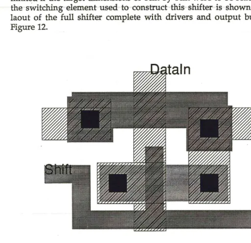 Figure 11 - Layout of Switching Cell for Shifter 
