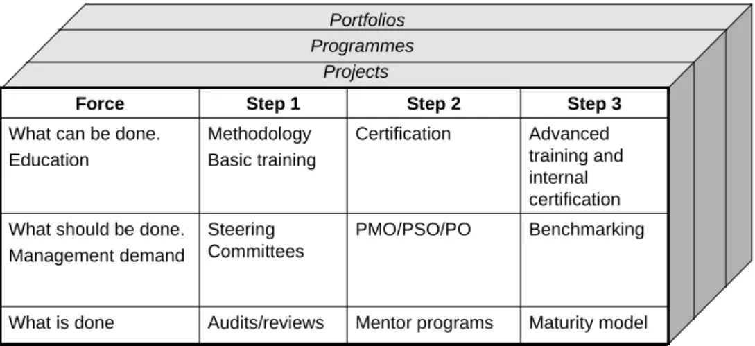 Figure 1: Governance framework for project management. Source (Muller, 2009, p.39) 