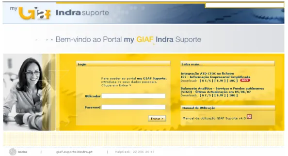 Figure 13 - Service Support Platform - Portal 