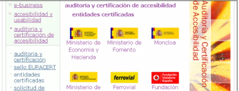 Figure 2 Certification register: Technosite 