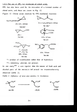 Figure 12. Chiral acids resolved by PPL-mediated reactions.n O