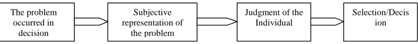 Figure 1) Role of Subjective Presentation in Judgment and Decision Making   