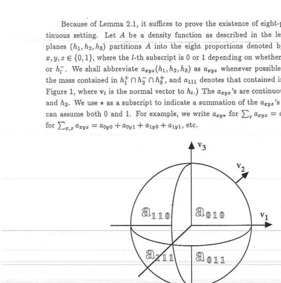 Figure 1, where vi is the normal vector to hi.) The %,'s are continuous functions of h1, 
