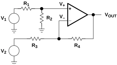 Figure 3–5. The Differential Amplifier