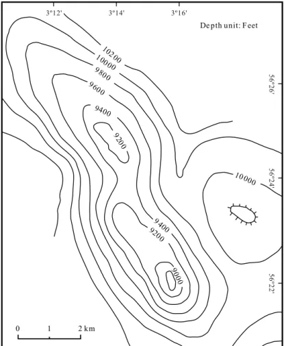 Figure 5. Top Eldfisk field structural map  (Modified after Maliva et al., 1992) 