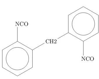 Figure 4: 2,2-MDI Molecule
