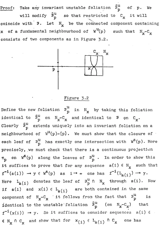 Figure 3.2 Define the new foliation in 
