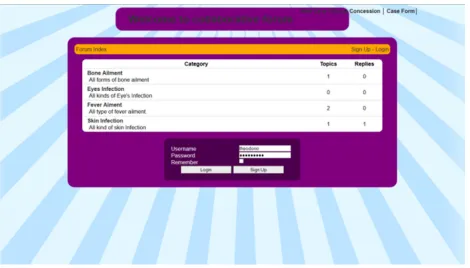 Figure 5. Populated Cases in a Database. 