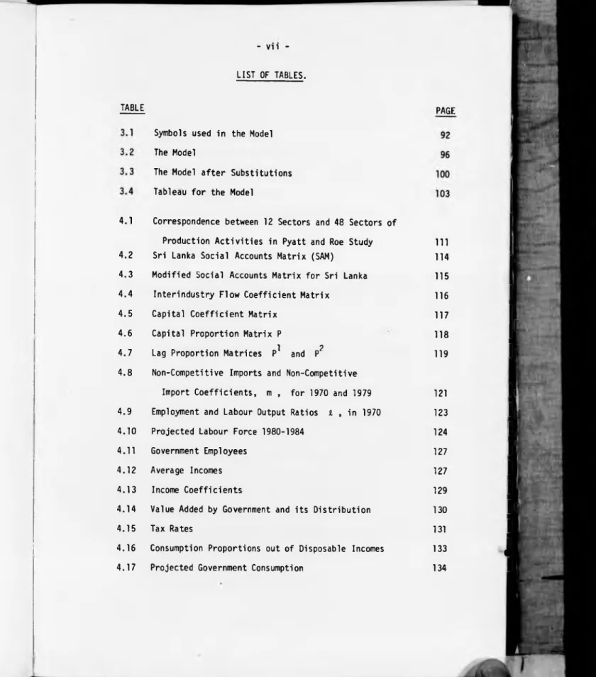 TABLE PAGE