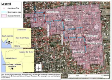 Figure 1-1: The Frederick St. catchment 