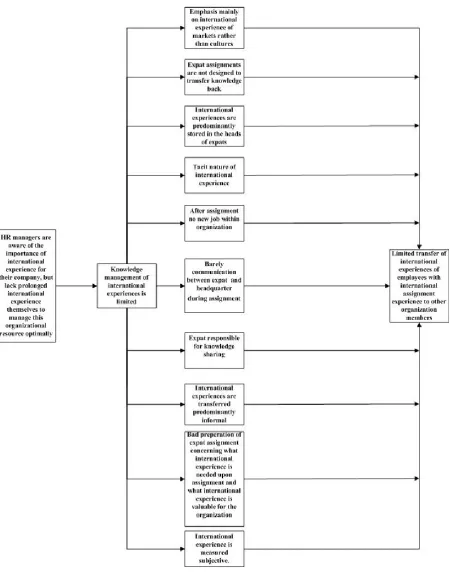 Figure 3: Preliminary cause and effect diagram