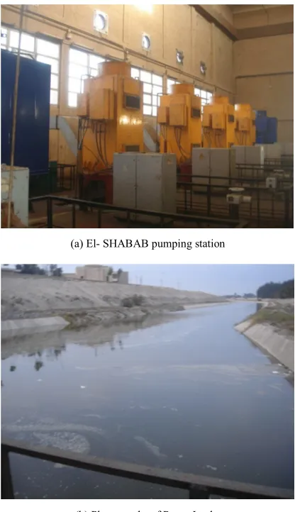 Figure 1-a. The pumping station receives the feed water from 