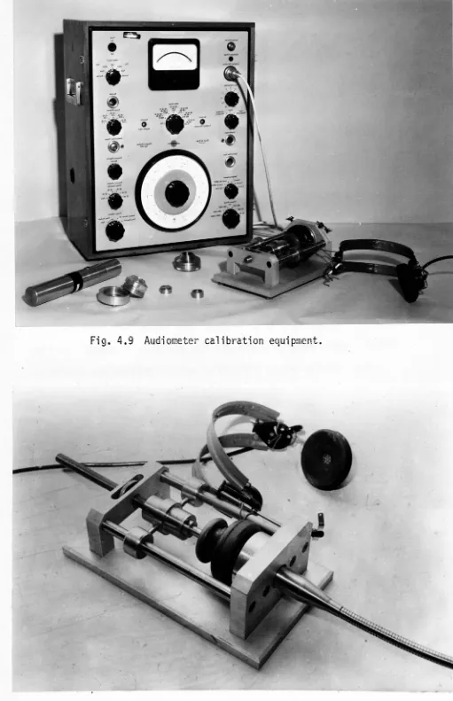 Fig. 4.9 Audiometer calibration equipment. 
