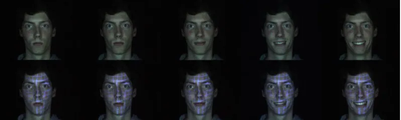 Figure 11: Result images showing different facial expressions of emotion: Neutral, Happy, Sad, Fear, Anger, Surprise, and Disgust 